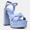 Sandália Plataforma Azul 22-14902-01