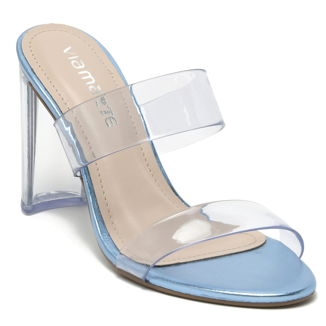 Tamanco cristal via marte Outlet
